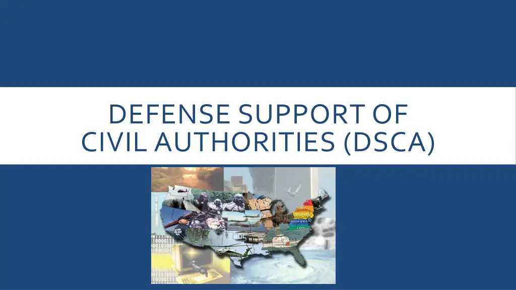 defense support of civil authorities dsca
