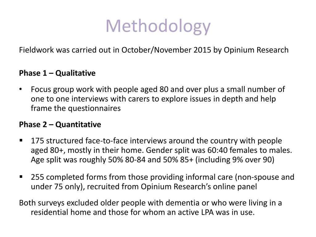 methodology