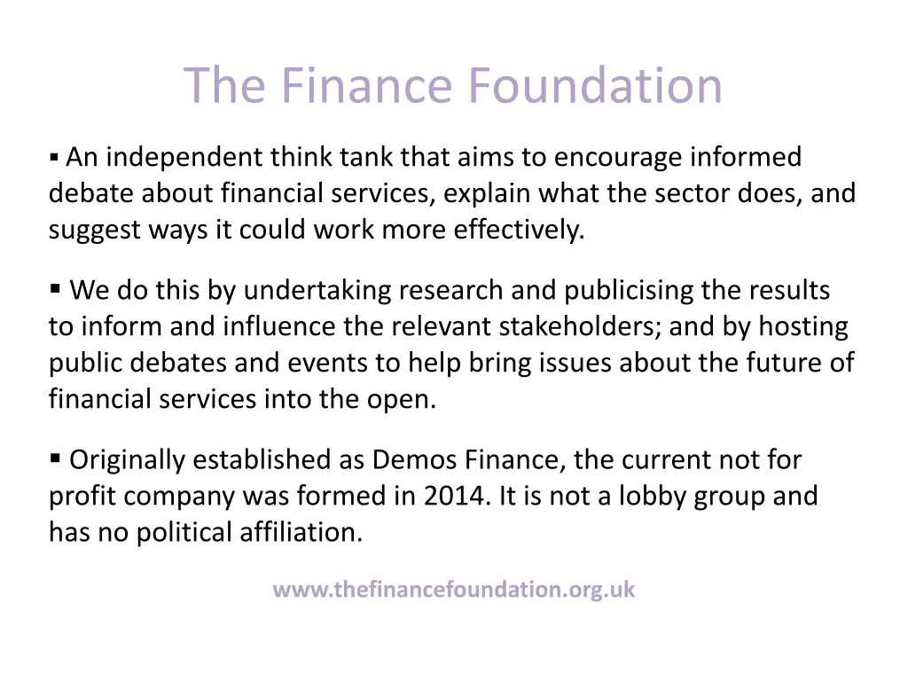 the finance foundation 1