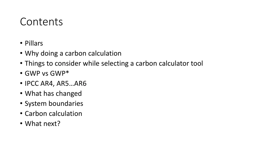 contents