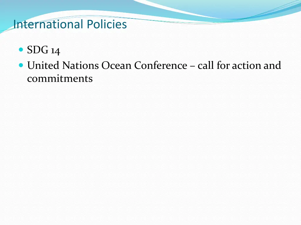 international policies