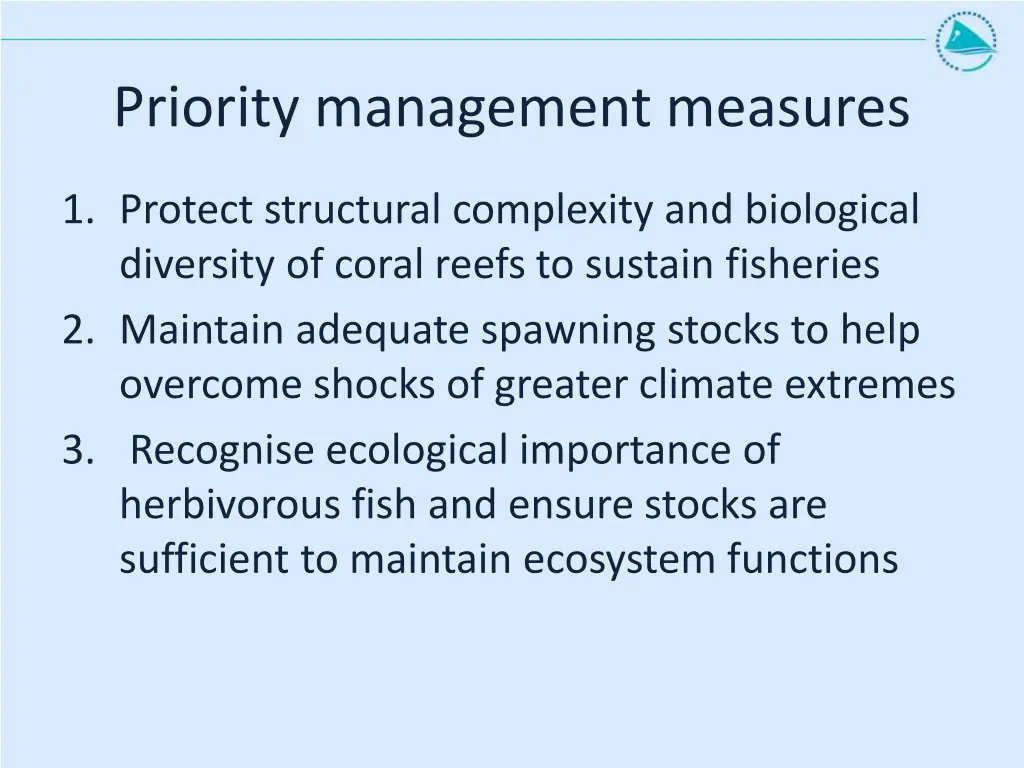 priority management measures