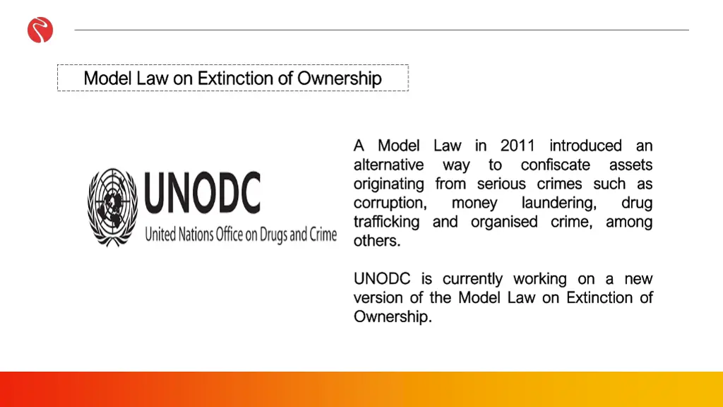 model law on extinction of ownership model