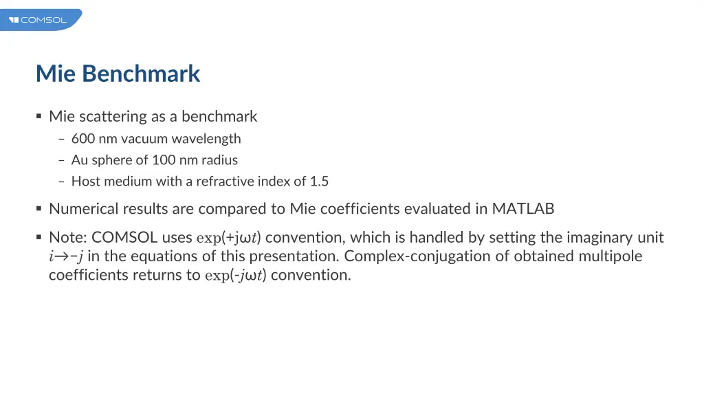 mie benchmark