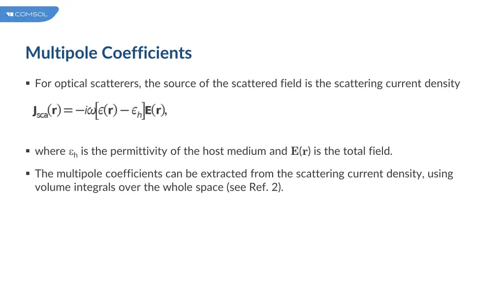 multipole coefficients 1