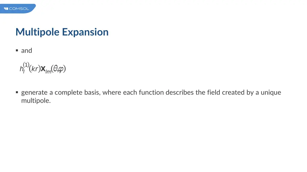 multipole expansion 1