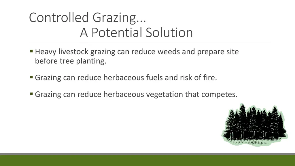 controlled grazing a potential solution