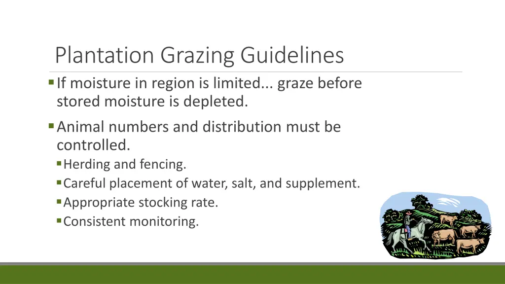 plantation grazing guidelines 2