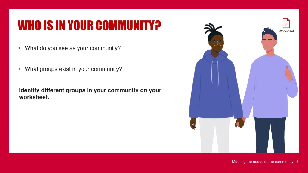 who is in your community