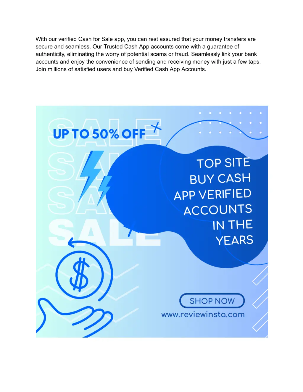 with our verified cash for sale app you can rest