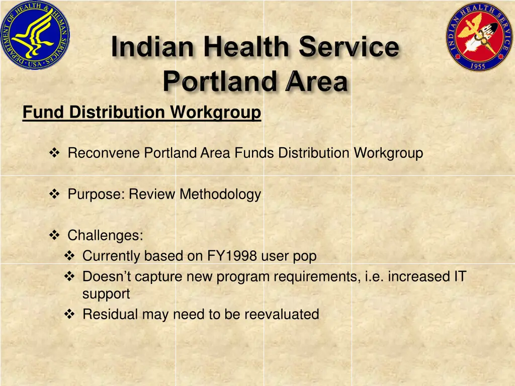 fund distribution workgroup