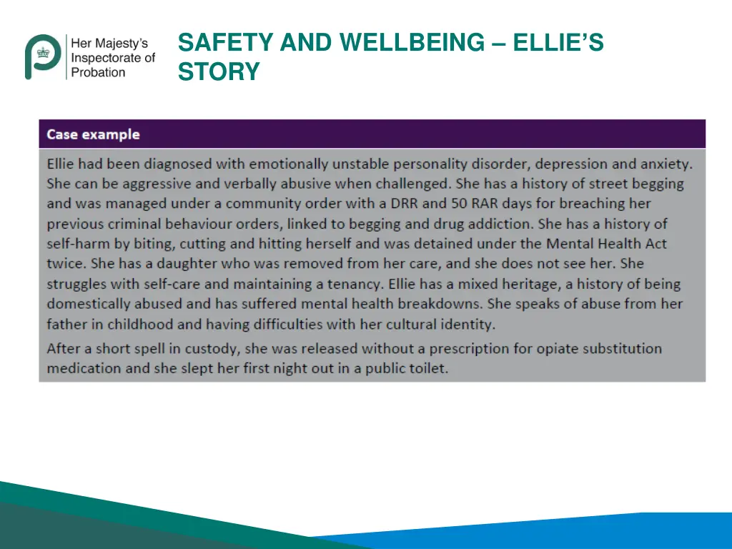 safety and wellbeing ellie s story