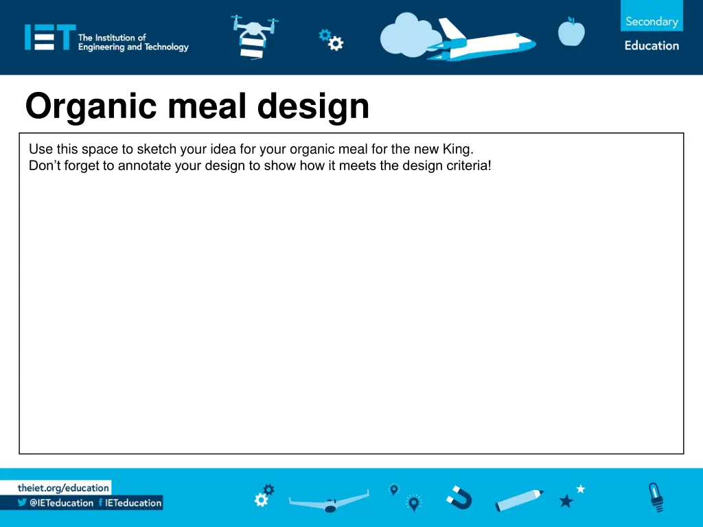 organic meal design