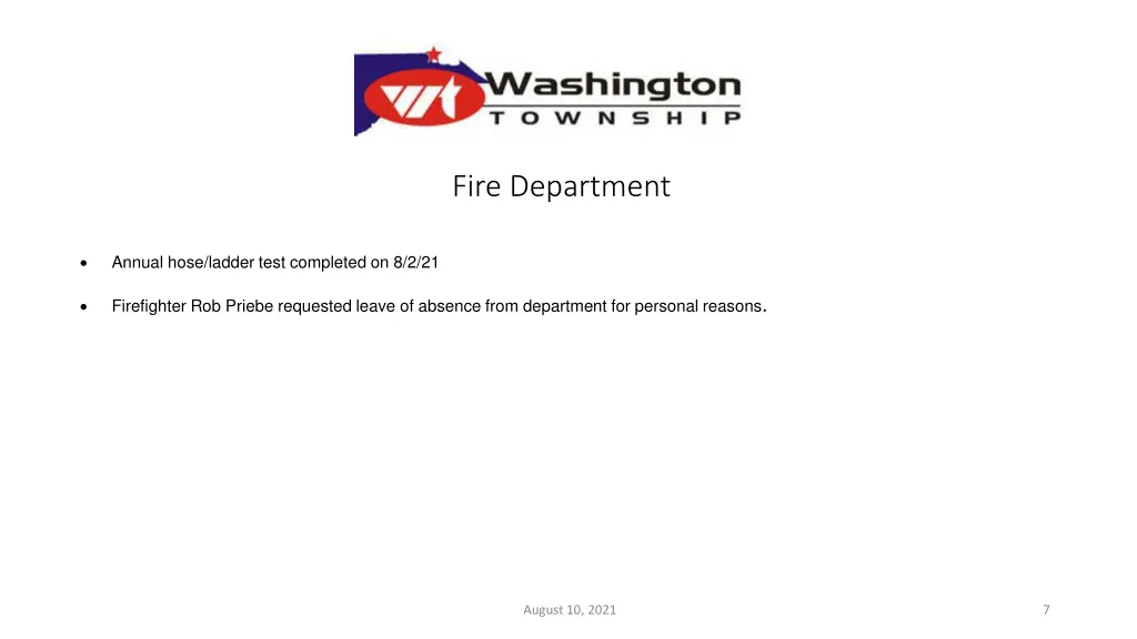 fire department