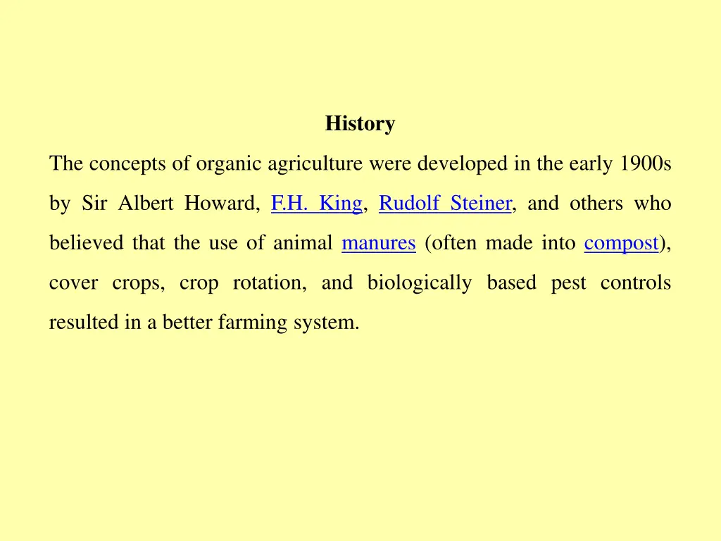 history
