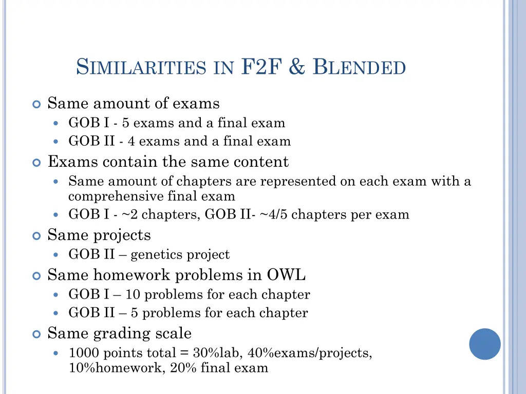 s imilarities in f2f b lended 1