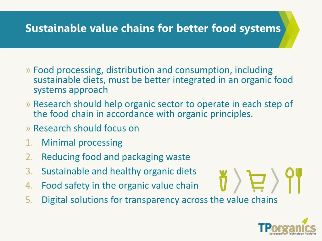 sustainable value chains for better food systems