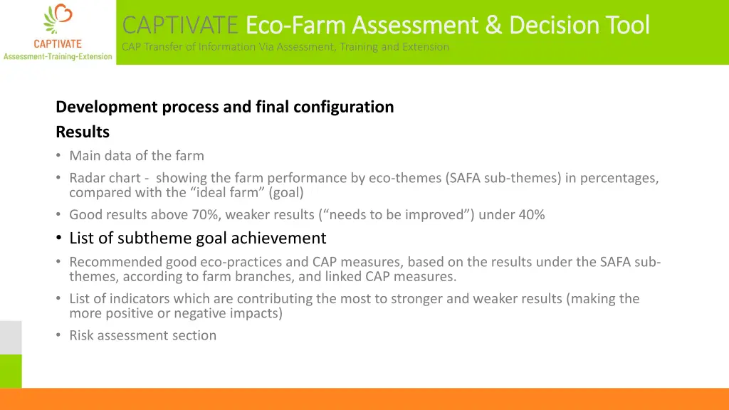 captivate eco cap transfer of information 8