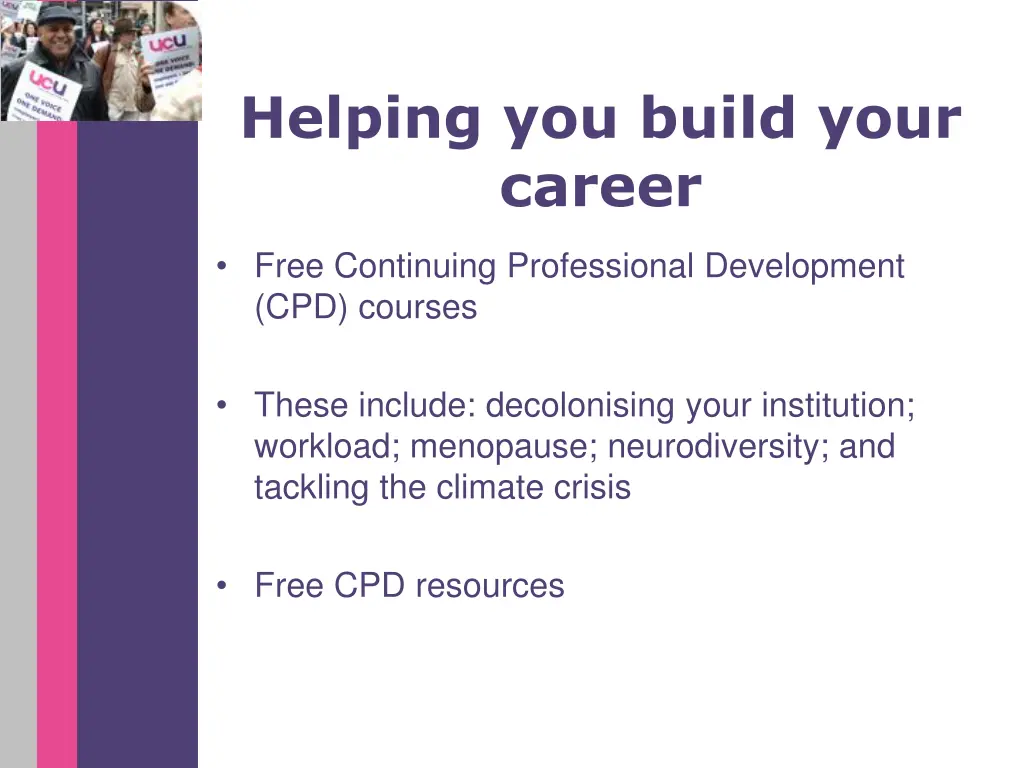 helping you build your career