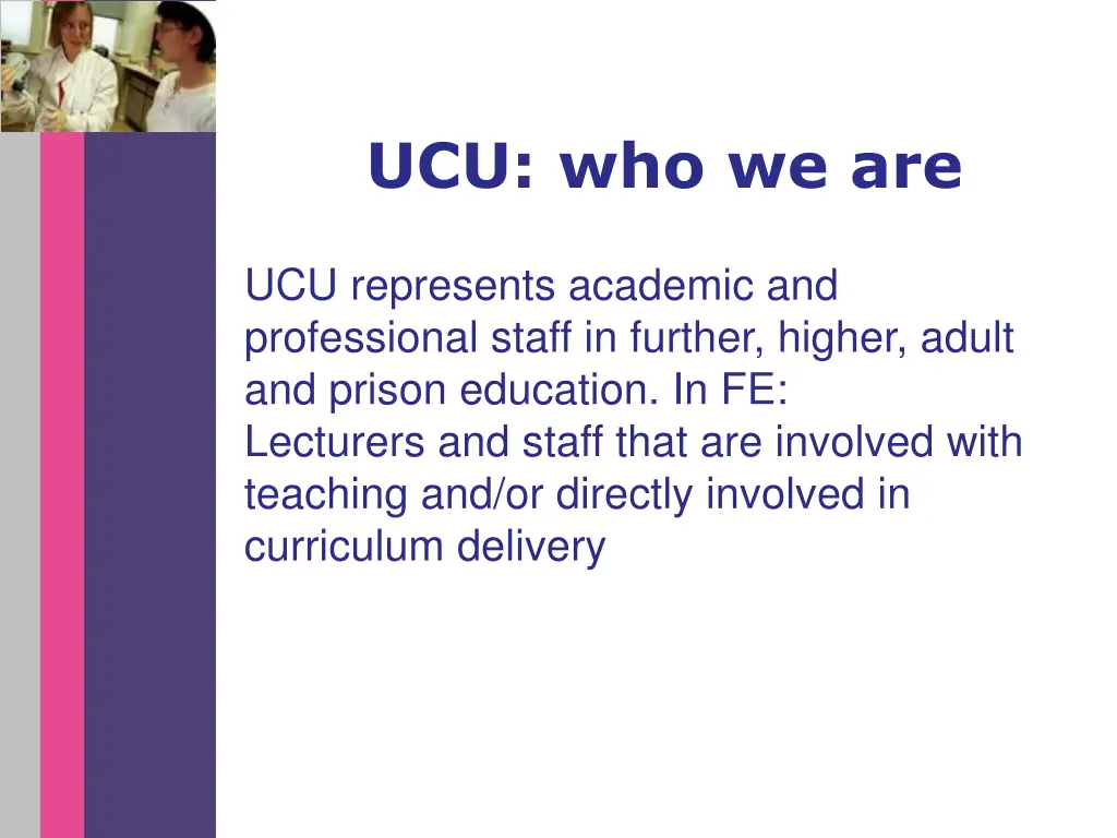 ucu who we are
