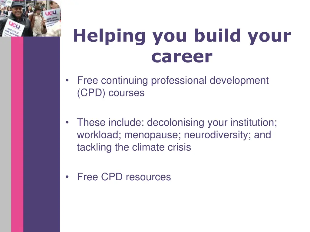 helping you build your career