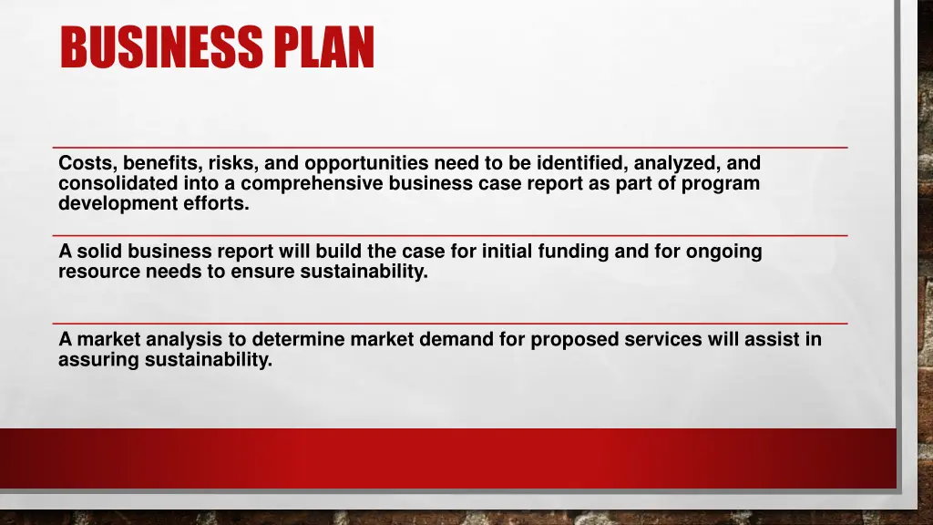 business plan