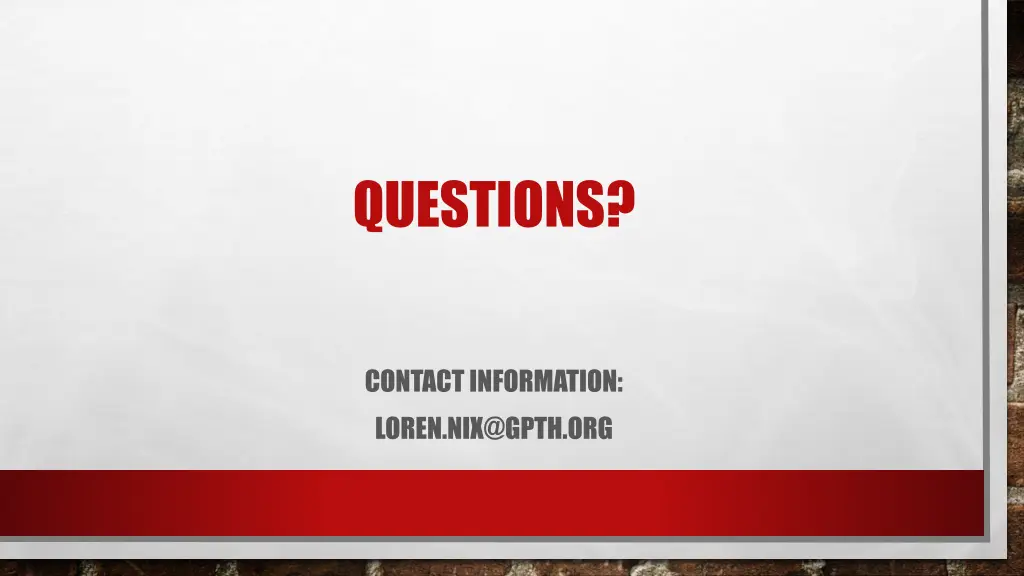 questions