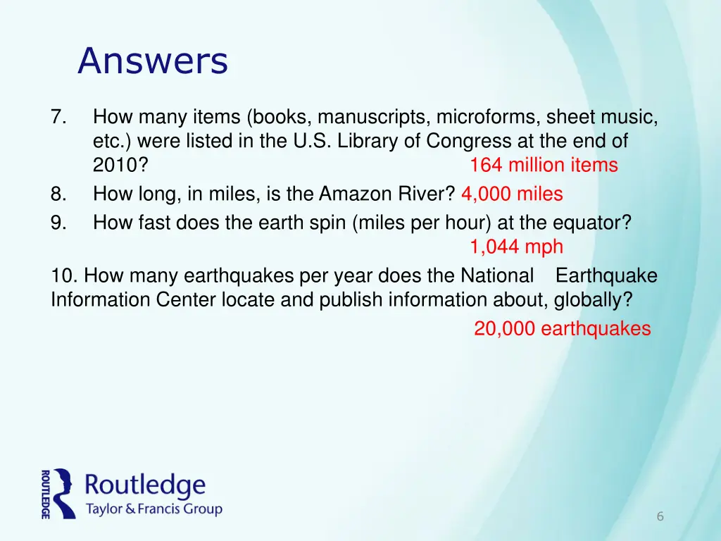 answers 1