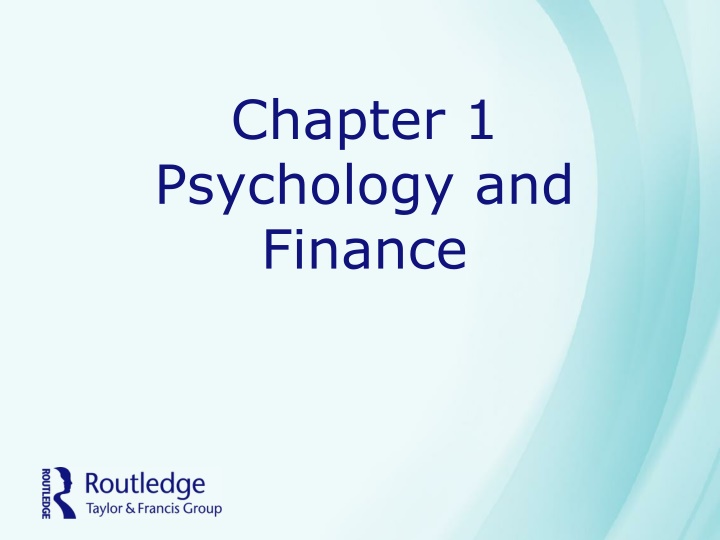 chapter 1 psychology and finance