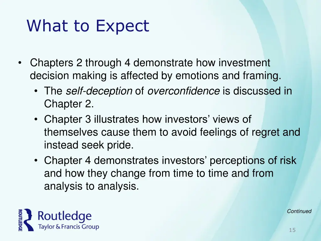 what to expect