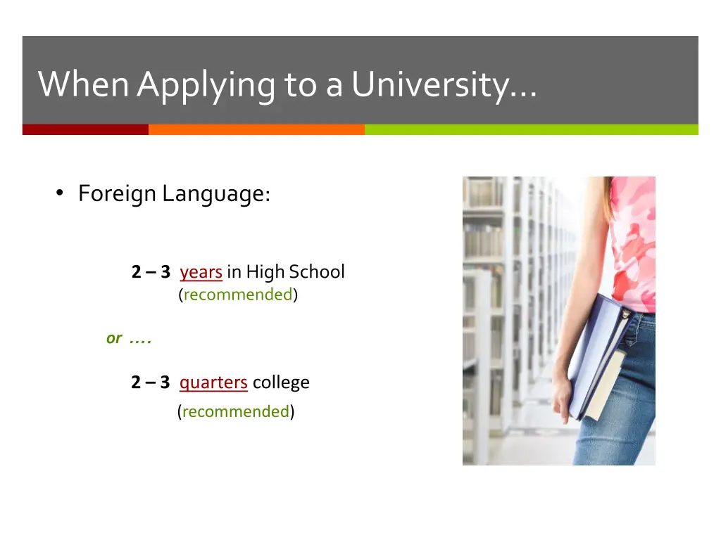 when applying to a university 1