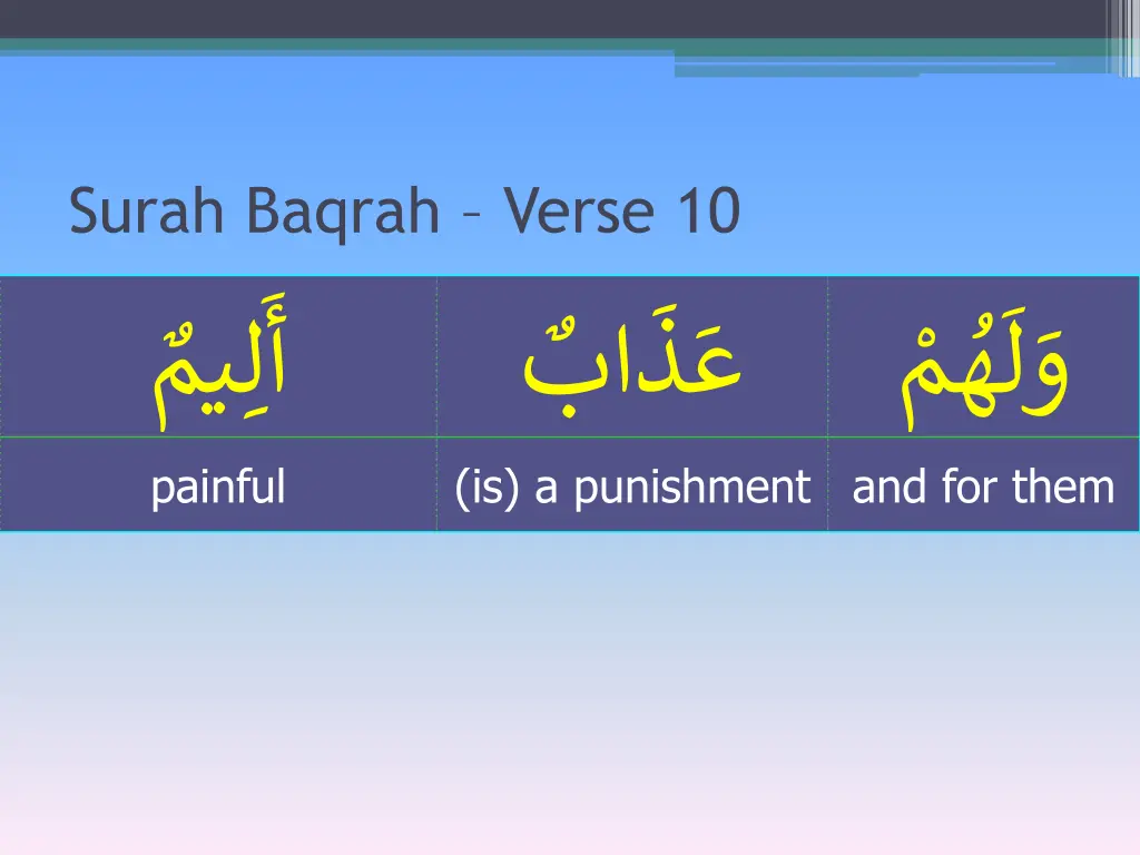 surah baqrah verse 10