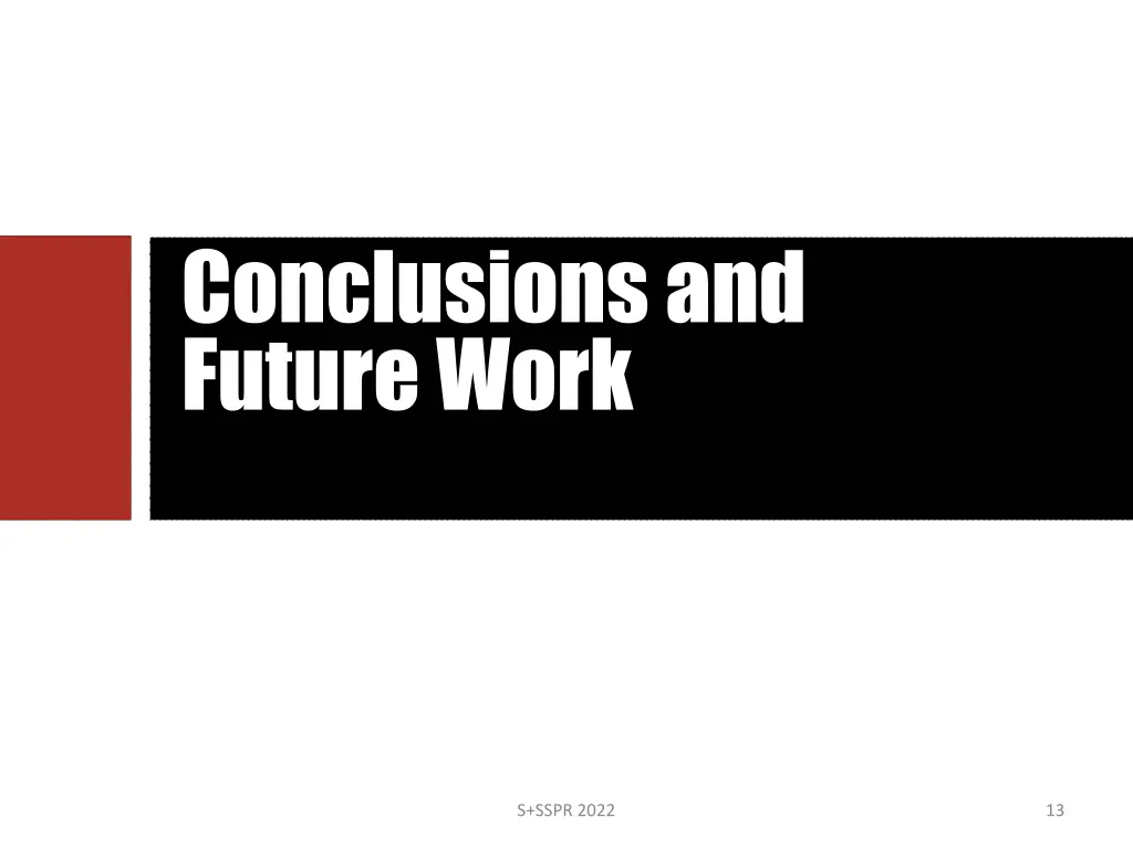 conclusions and future work