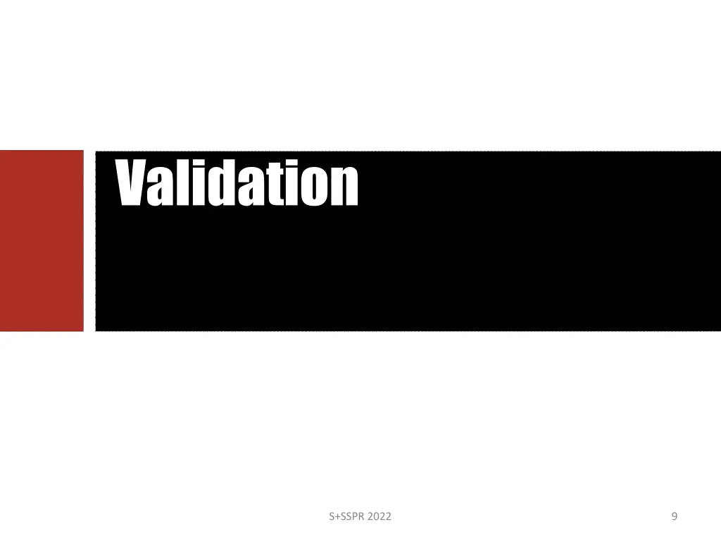 validation