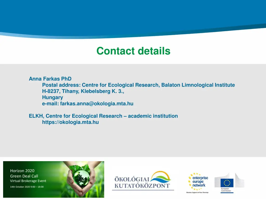 contact details