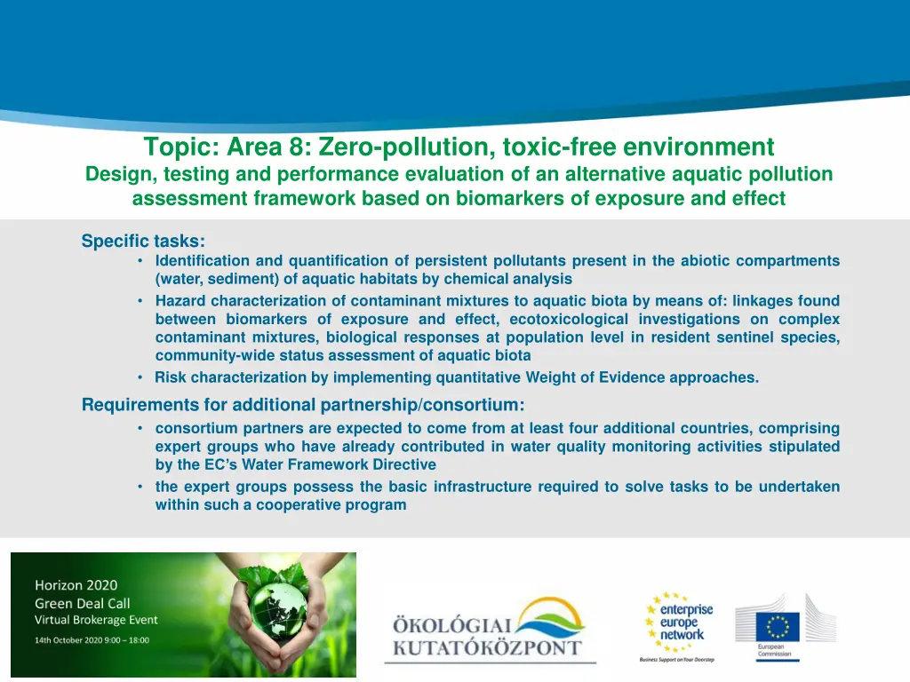 topic area 8 zero pollution toxic free