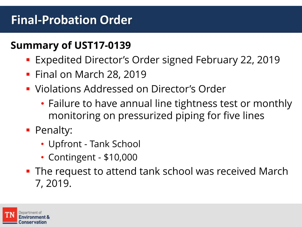 final probation order