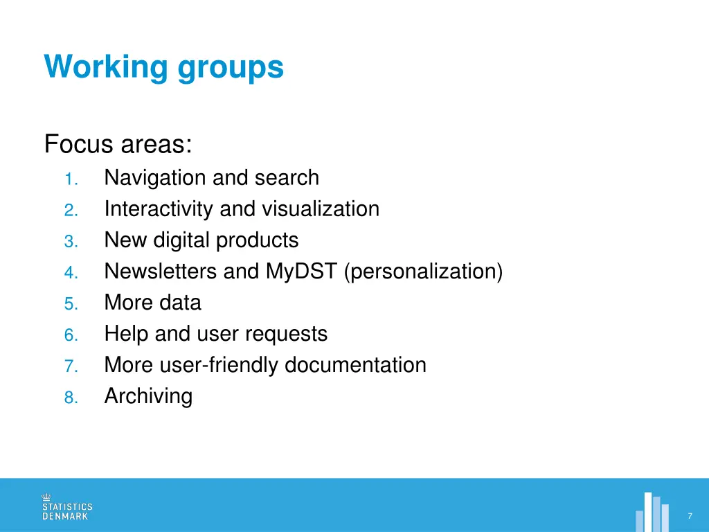 working groups