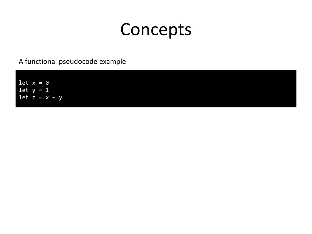 concepts 7