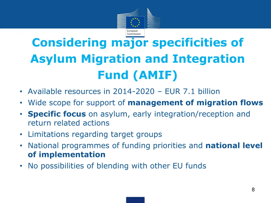 considering major specificities of asylum