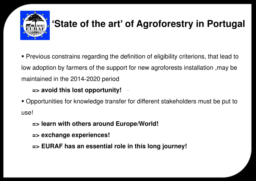 state of the art of agroforestry in portugal 5