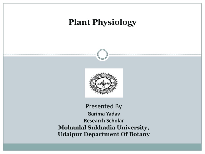 plant physiology