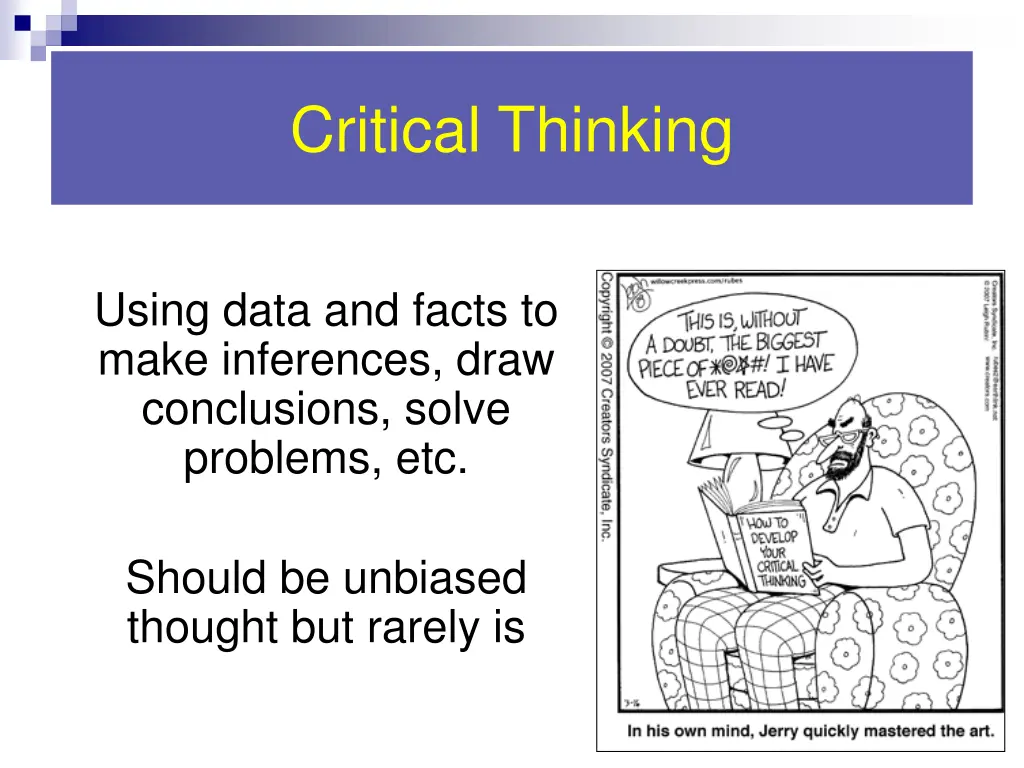 critical thinking