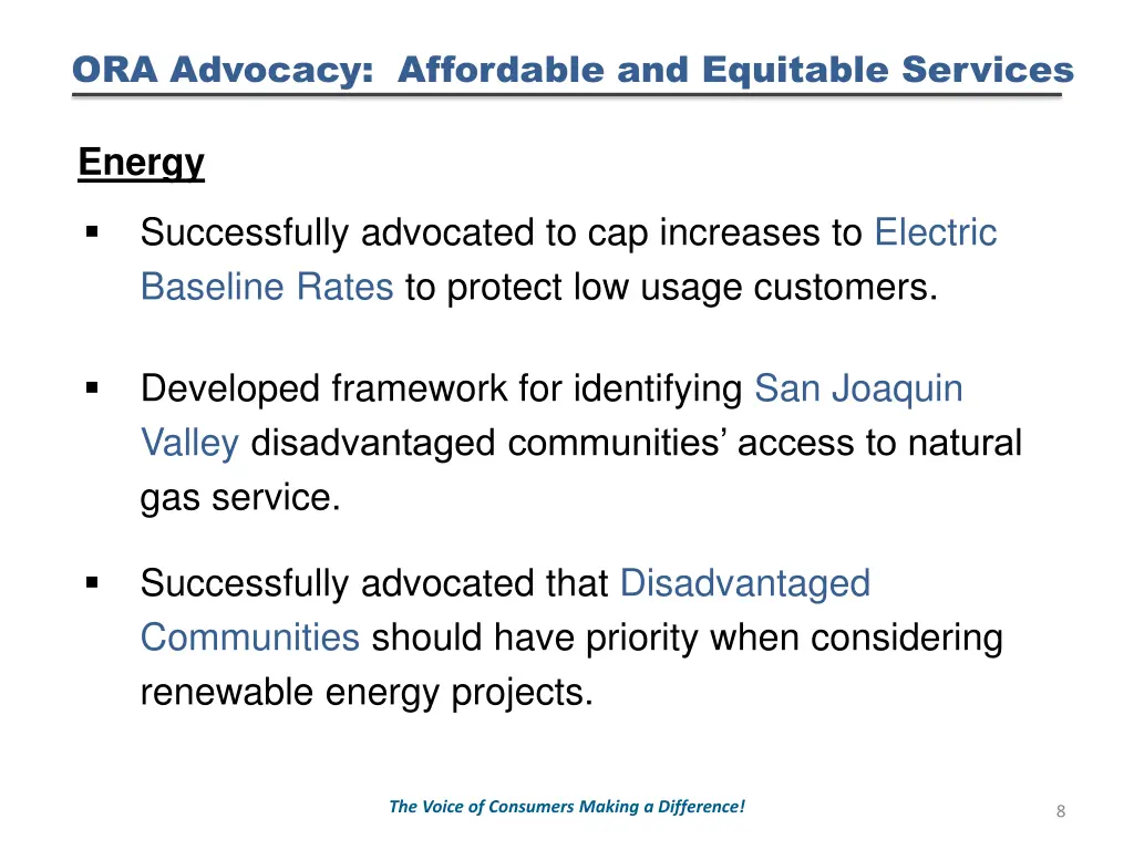 ora advocacy affordable and equitable services