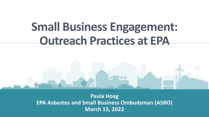 small business engagement outreach practices