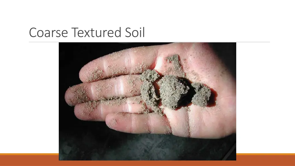 coarse textured soil 1