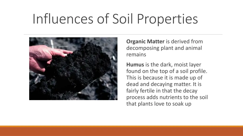 influences of soil properties 1