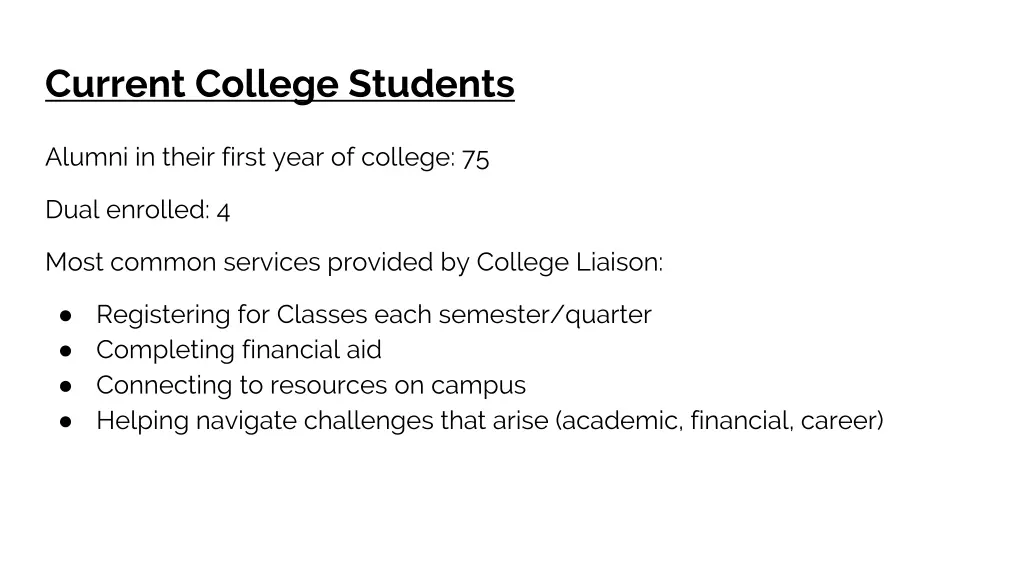 current college students