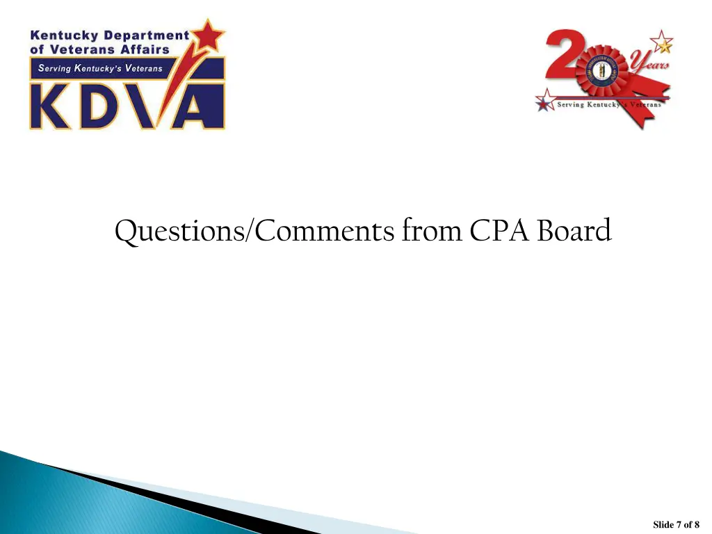 questions comments from cpa board