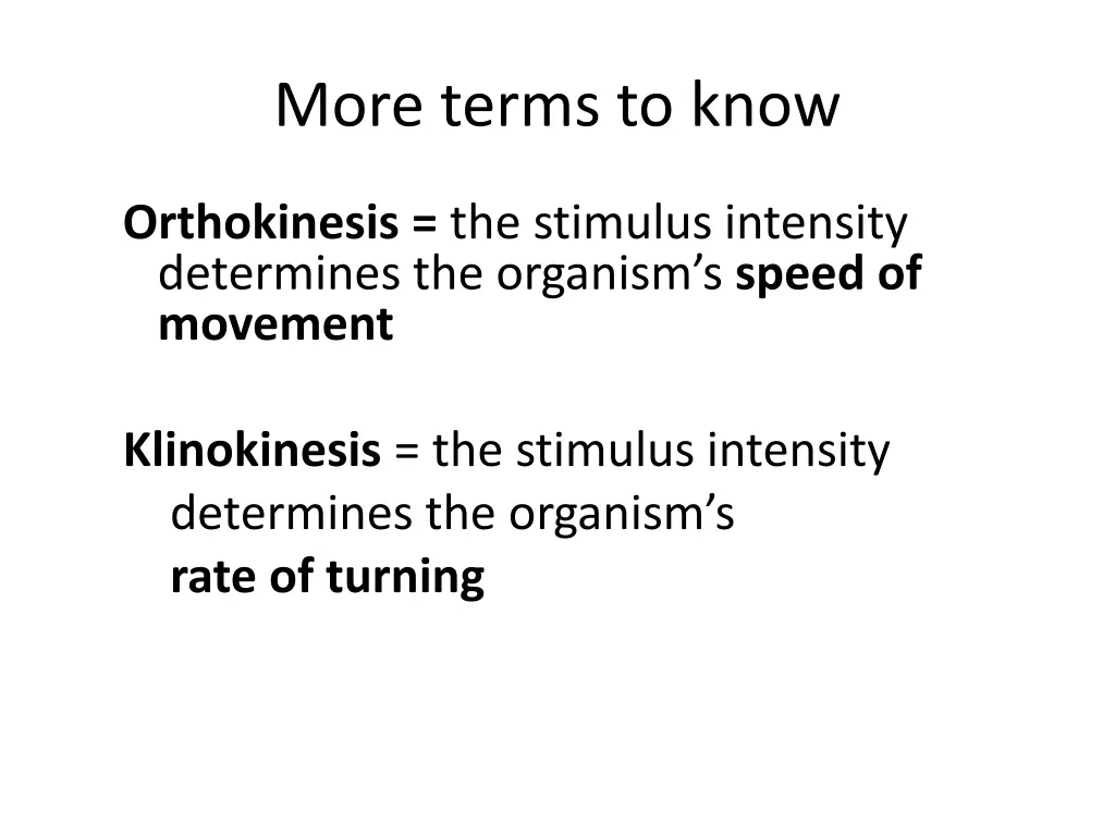 more terms to know